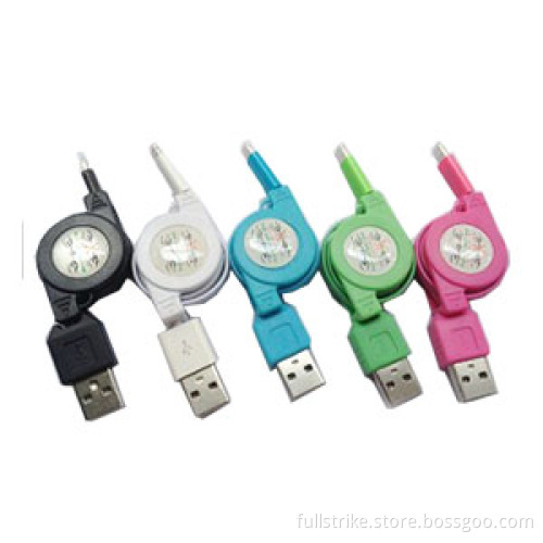Colorful Retractable Lightning Cable for iPhone 5 5s iPad Air iPod Touch 5 iPod Nano 7